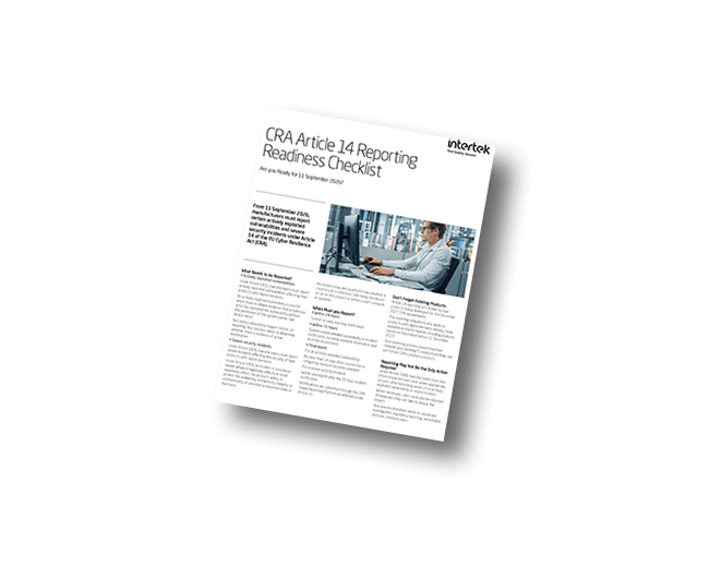 Cyber Resilience Act Preparation Checklist